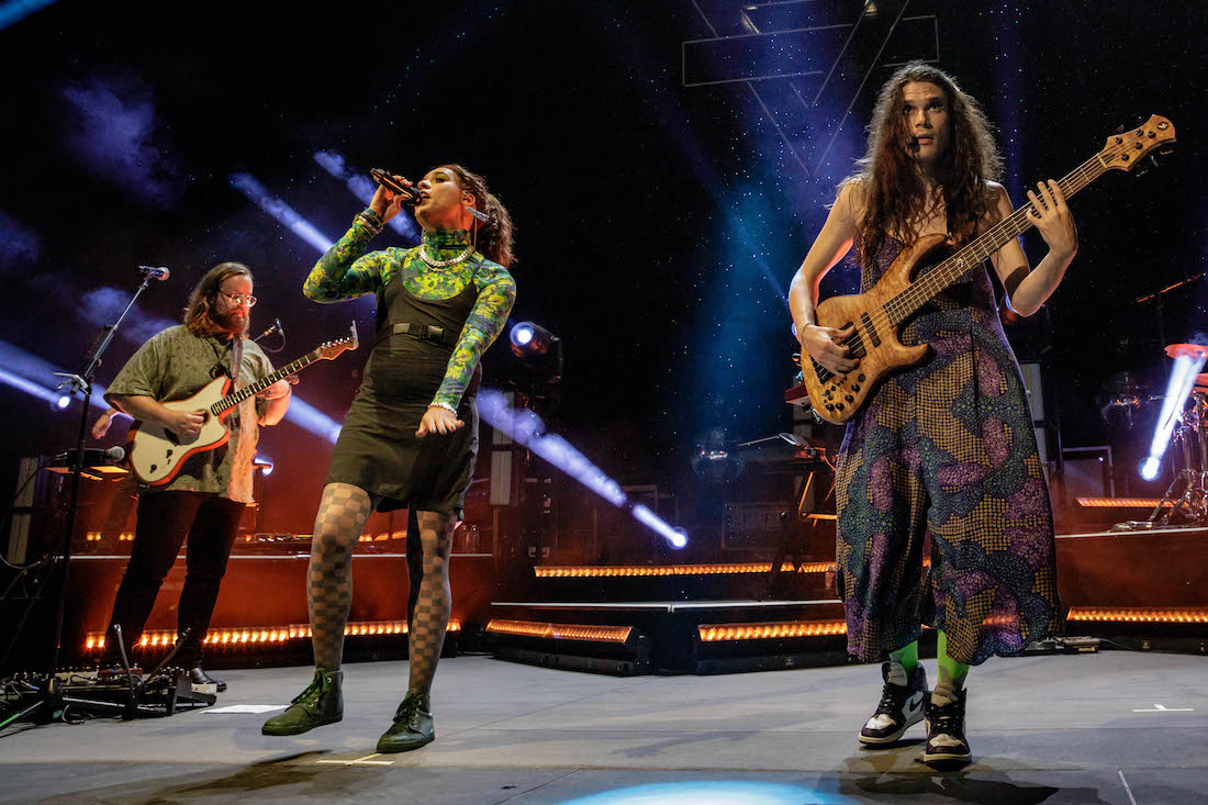 Rainbow Kitten Surprise performing on tour